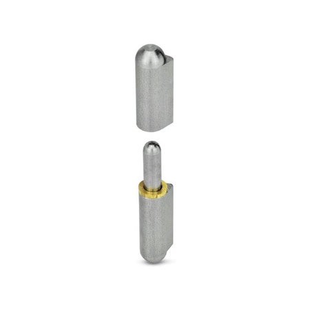 GN128-80-ST Weldable Hinge, Steel Pin